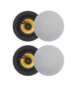 Lithe Audio Bluetooth 5 Ceiling Speakers (2 Master + 2 Passive)