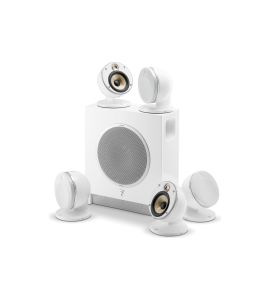 Focal Dome Flax 5.1 package, white.