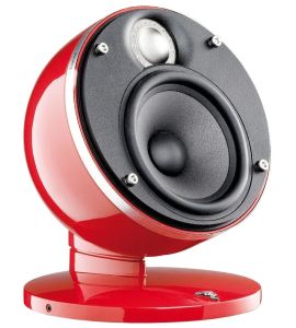 Focal Dome polyglass speaker, imperial red